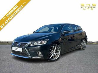 lexus ct 200h 1.8 200h f sport hatchback 5dr petrol hybrid cvt euro 6 (start/stop) (136 ps)
