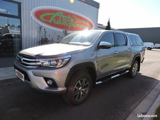 toyota hilux double cabine 2.4 d-4d 150ch lounge 4wd bva / hard top / cuir / gps / camera / attelage