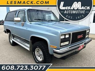 used 1989 gmc jimmy base