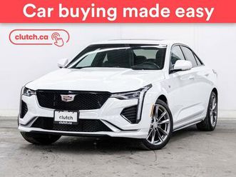 used 2021 cadillac ct4 sport awd w/ apple carplay & android auto, heated steering wheel, power moonroof