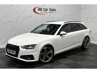 2019 audi a4 avant 2.0 tfsi 35 black edition euro 6 (start/stop) 5dr estate petrol manual