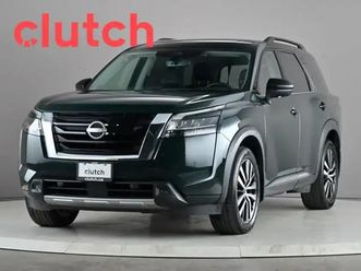 2024 nissan pathfinder platinum 4wd w/ apple carplay, heated fro