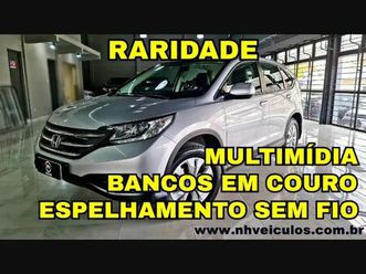 raridade! bancos em couro - cr-v lx 2.0 16v 2wd/2.0 flexone aut. 2013