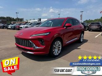 2025 buick envision avenir - sunroof - cooled seats - $386 b/w