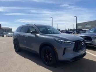 2025 infiniti qx60 black edition awd! 0.99% available!