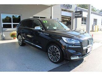 used 2022 lincoln aviator black label awd
