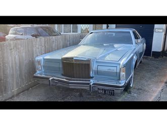 1979 lincoln continental bleu automatique, 3 vitesses con...