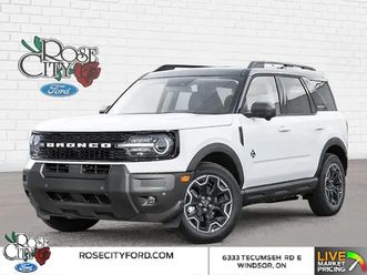2025 ford bronco sport outer banks