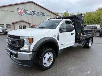 2022 ford f-550 xl 4wd reg cab dump truck 4x4 diesel