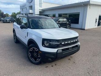 new 2025 ford bronco sport outer banks