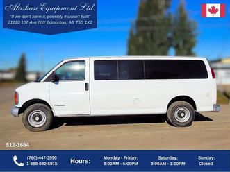 2001 chevrolet 3500 express cargo van