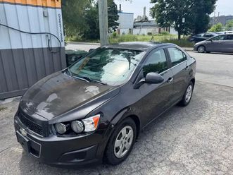 chevrolet sonic lt manual sedan 2014