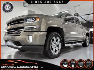 chevrolet silverado 1500 crewcab, boite 5.5' bas km 4wd z71 ltz