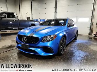 2018 mercedes-benz e amg e 63 4matic sedan - low mileage