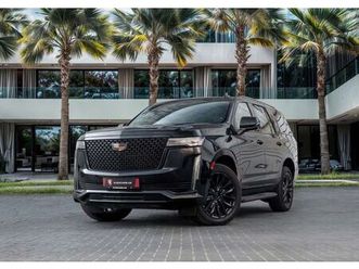 5,288 p.m | escalade sport platinum | 0% downpayment | captain seats | 2 years warranty!