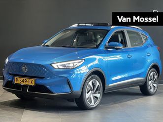 mg zs - ev standard range luxury 50 kwh | panoramadak | leder | navi | 360 camera | led koplampen