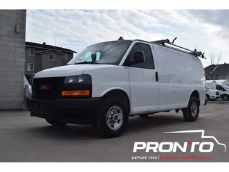 2020 gmc savana cargo van 2500 ** support à échelle & tablettes