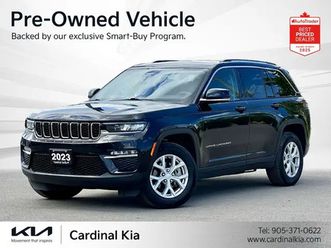 2023 jeep grand cherokee limited 4x4 leather, remote starter, su