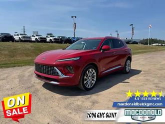 2025 buick envision avenir - sunroof - cooled seats - $382 b/w