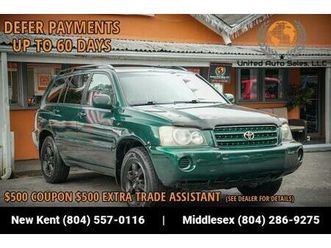 used 2002 toyota highlander