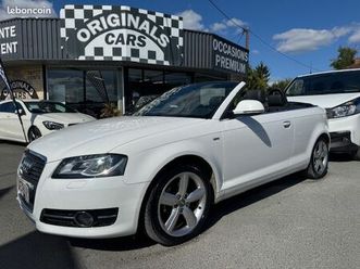 audi a3 cabriolet 1.8 tfsi 160 s line s-tronic a,sieges chauffants, carplay etc...