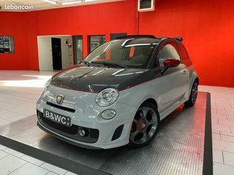 fiat abarth 500c 1.4 turbo t-jet 140cv échappement magneti marelli radar sièges chauffant full révisé garantie 3 mois
