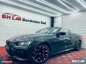 bmw serie 4 m440i cabriolet 3.0 i 375 xdrive bva / harman kardon - sièges chauffants - pas de malus