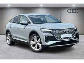2025 audi q4 e-tron 250kw 55 quattro 82kwh s line 5dr auto [leather] suv electric automatic