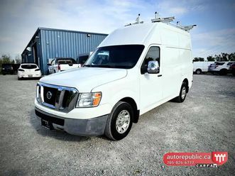 2014 nissan nv cargo 2500 hd certified low kms one owner