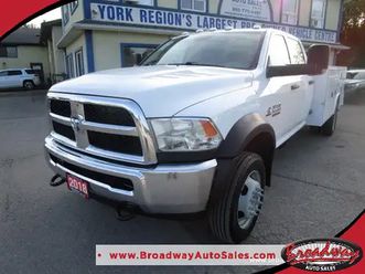 2018 ram 5500 hd chassis work ready heavy-duty 6 passenger 6.7l