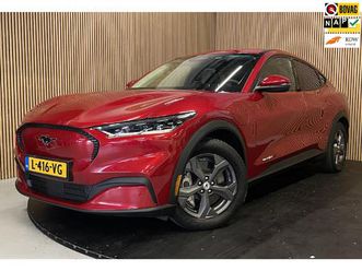 ford mustang mach-e extended rwd 98 kwh|grote accu|afn.trekhaak|leder|b&o|acc|camera|carplay|stoel-, stuurverw.|nap|nl|incl. btw|