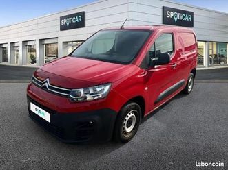 citroen berlingo van m 650kg bluehdi 100ch s&s cabine extenso 3 places pack driver connect