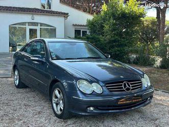 mercedes classe clk coupe 200 kompressor avantgarde / 1ère main origine france / révisé pour la vente