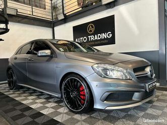 mercedes classe a 45 amg 4-matic speedshift, gris mat, 2eme main, tres bel etat, suivi complet, bacquet amg