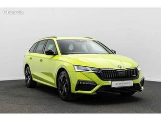 skoda octavia combi iv 1.4 tsi phev iv 245ch rs dsg6e/hybride/vo allemand/pas de malus