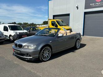 bmw série 3 325i cabriolet e46 325ci bvm individual harman carnet suivi francaise revisee tbe gtie 12m