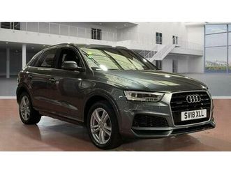 2018 audi q3 2.0 tdi s line edition suv 5dr diesel s tronic quattro euro 6 (start/stop) (184 ps suv dies...