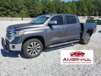 toyota tundra 2019, crew max limited, 5.7 l, od ubezpieczalni 5.7 benzyna