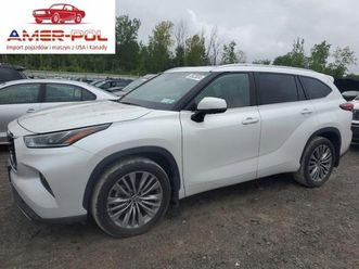 toyota highlander platinum 2022 3.5l 3.5 benzyna 295km