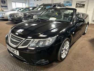 2009 saab 9-3 1.9 tid vector 2dr convertible diesel manual