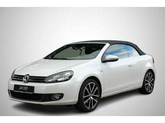 volkswagen golf cabriolet cup navi bi-xenon scheckheft