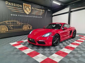 PORSCHE 718 CAYMAN S porsche-718-cayman-s-2-5-l-350-ch-pdk-pack-carbone-rouge-carmin