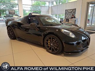 used 2018 alfa romeo 4c spider w/ spider track package 3 chadds ford pa 19317