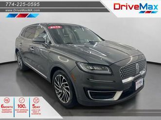 used 2019 lincoln nautilus reserve