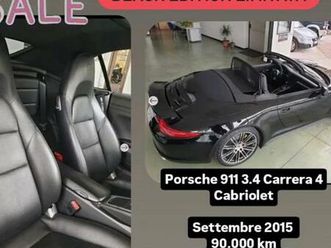 porsche 911 mod. 991.1 carrera 4 cabriolet black!