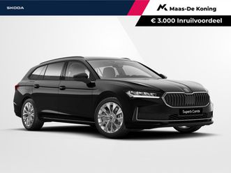 škoda superb combi business edition 1.5 tsi phev 150 kw / 204 pk comb | 18'' lichtmetalen velgen | akoestisch pakket | 2000,- inruilvoordeel!!