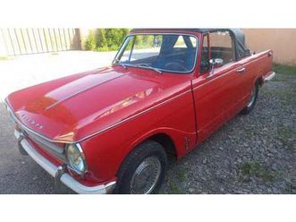 1968 triumph herald rouge manuel, 4 vitesses conduite à g...