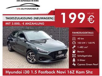 hyundai i30 1.5 fastback navi 16z kam shz led temp lkhz