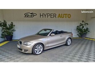 bmw série 1 e88 cabriolet 120d 177 ch luxe