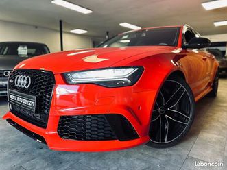 audi rs 6 4.0 tfsi 560ch quattro + echappement rs + sound bose + entretien constructeur + sieges chauffants/electriques + garantie 12 mois